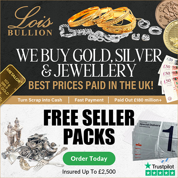 We buy gold, silver & jewellery. Best prices paid in the UK!