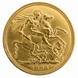 1895 Full Sovereign Gold Coin (Sydney Mint)