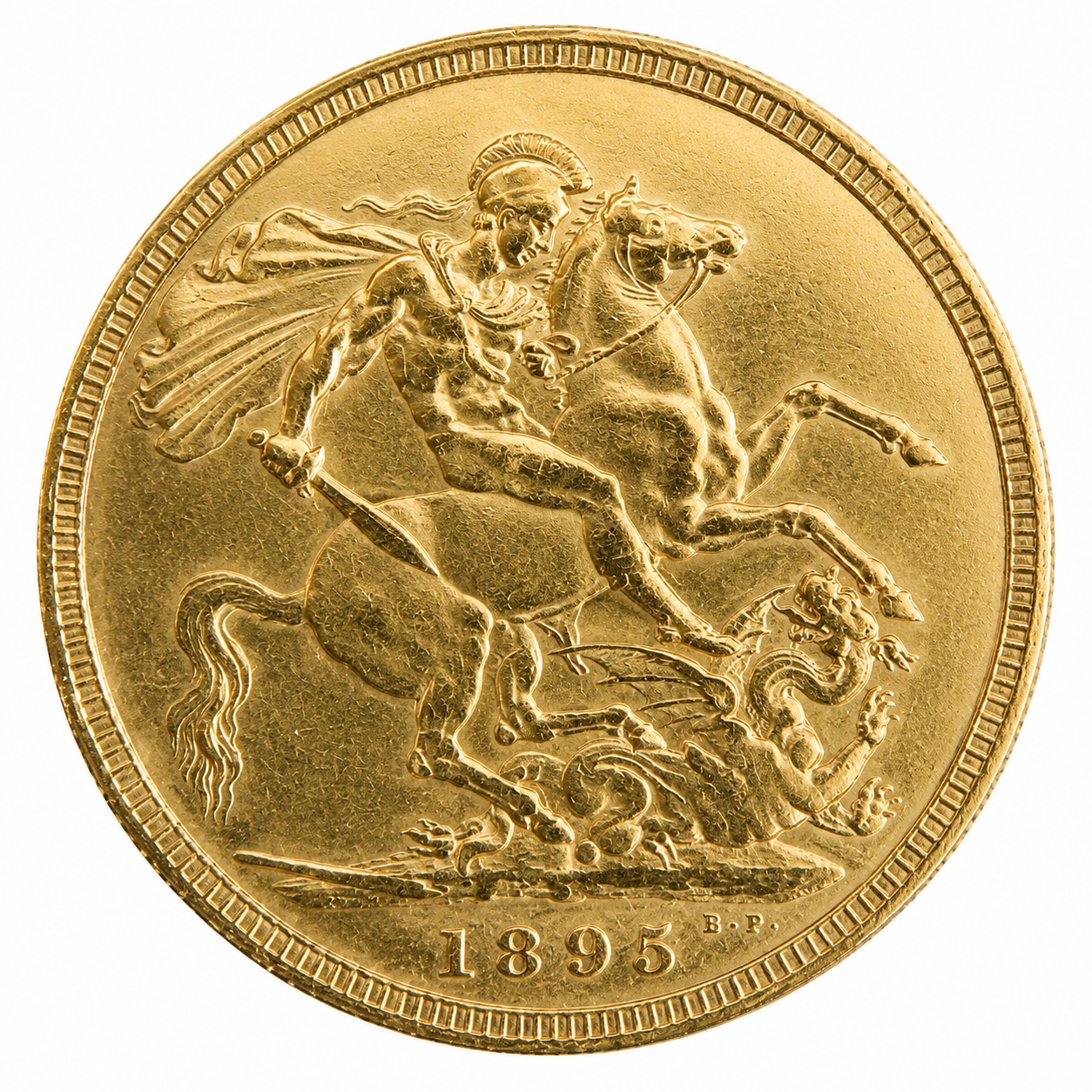 1895 Full Sovereign Gold Coin (Sydney Mint)