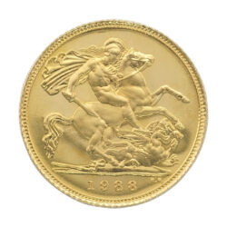 1988 Half Sovereign Gold Coin