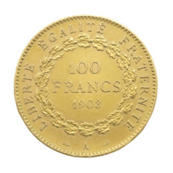 Best Value 100 French Francs Gold Coin Guardian Angel