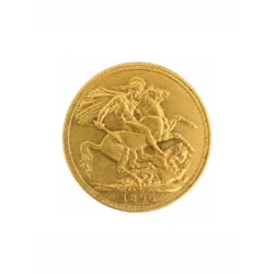 1890 Full Sovereign Gold Coin Melbourne Mint