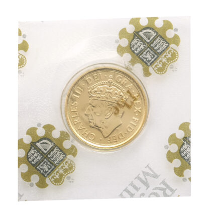 2023 Half Sovereign Charles III Coronation Gold Coin - Image 2