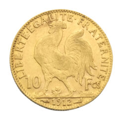 Best Value 10 French Franc Rooster Gold Coin