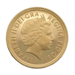 2000 Gold Sovereign Queen Elizabeth II 4th Portrait