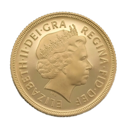 2000 Gold Sovereign Queen Elizabeth II 4th Portrait - Image 2