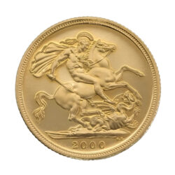 2000 Gold Sovereign Queen Elizabeth II 4th Portrait