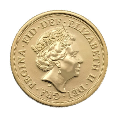 2021 Gold Sovereign Queen Elizabeth II 5th Portrait - Image 2