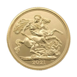 2021 Gold Sovereign Queen Elizabeth II 5th Portrait