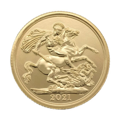 2021 Gold Sovereign Queen Elizabeth II 5th Portrait