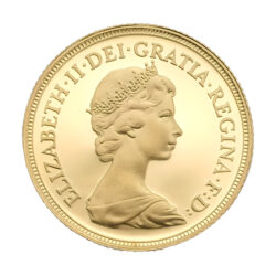 1981 Gold Sovereign Queen Elizabeth II 2nd Portrait