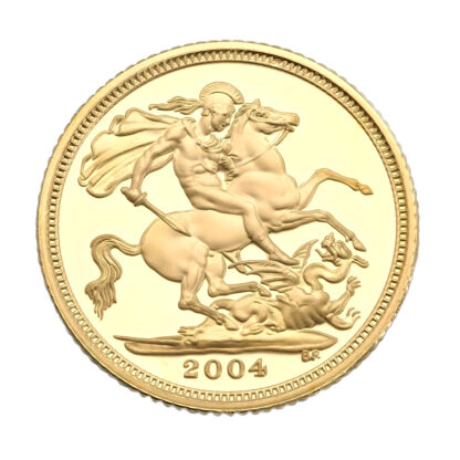 2004 Half Sovereign Queen Elizabeth II 4th Portrait