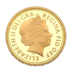 2013 Gold Half Sovereign Queen Elizabeth II 4th Portrait