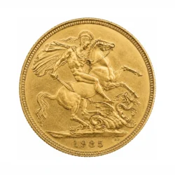 1985 Full Sovereign Gold Coin