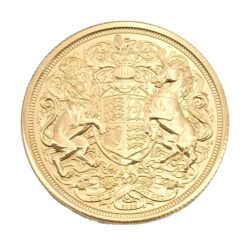 2022 King Charles III Memorial Gold Double Sovereign Coin