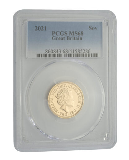 2021 Full Sovereign Gold Coin PCGS MS68