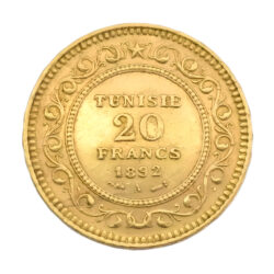 Tunisian 20 Francs Gold Coin