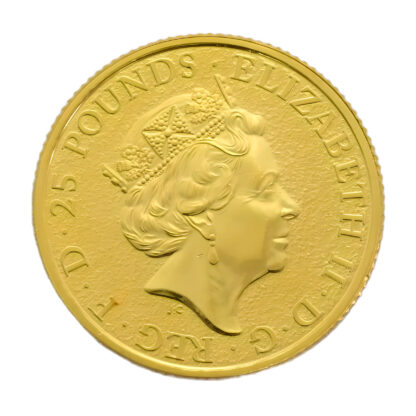 2017 1/4oz Griffin Of Edward III Queen's Beast Gold Coin - Image 2