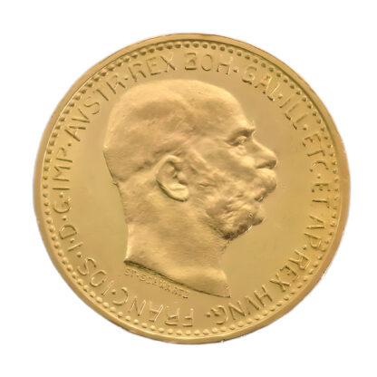 1911 Austrian 10 Corona Franz Joseph I Gold Coin - Image 2
