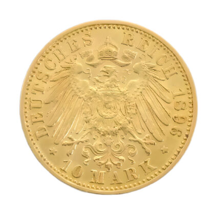 German 10 Mark Gold Coin Wilhelm II 1890-1912 - Image 2