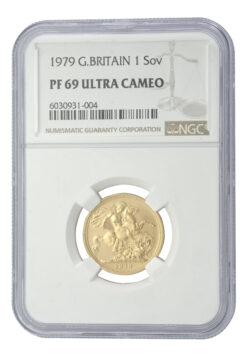 1979 Full Sovereign Gold Coin NGC PF69