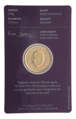 2022 King Charles III Memorial Gold Full Sovereign &#8211; Blister Pack
