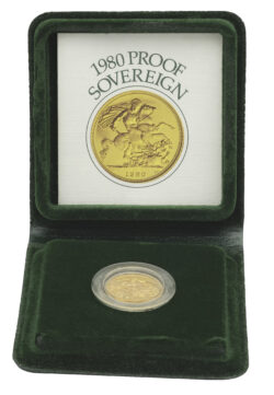 1980 Proof Gold Full Sovereign Coin