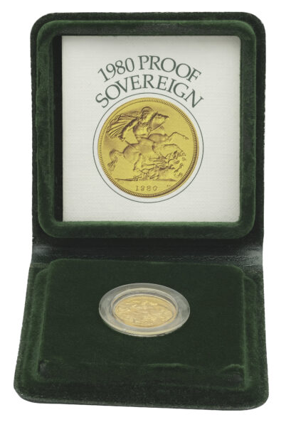 1980 Proof Gold Full Sovereign Coin - Image 4