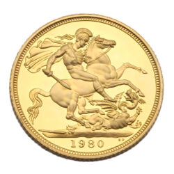 1980 Proof Gold Full Sovereign Coin
