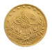 Turkish 50 Kurush Mehmed V Gold Coin