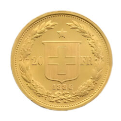 Swiss 20 Franc Libertas Gold Coin