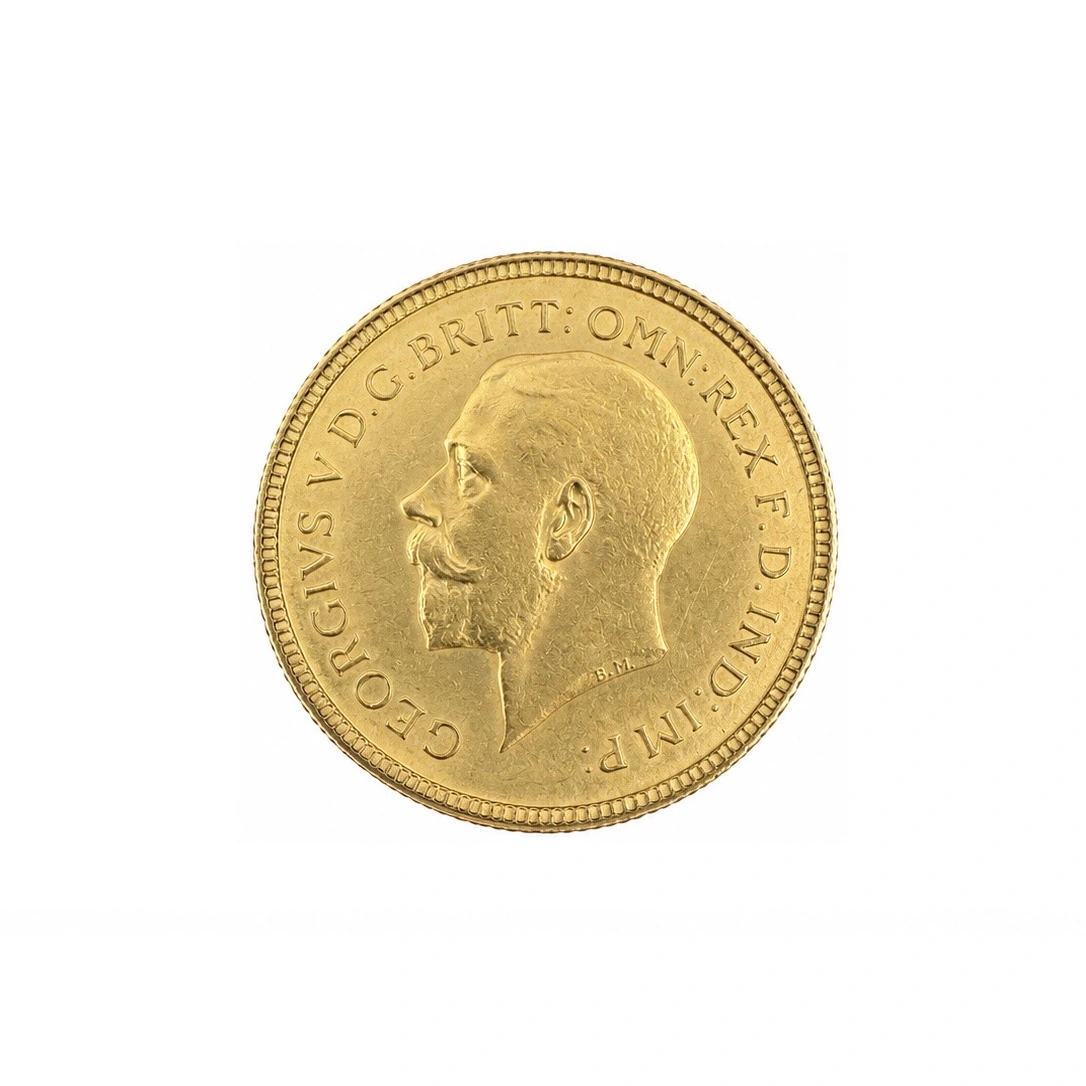 1915 Full Sovereign Gold Coin - Image 2
