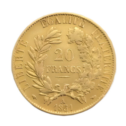 French 20 Francs Ceres Gold Coin - Image 2