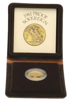 1981 Proof Gold Full Sovereign Coin
