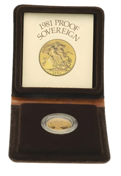 1981 Proof Gold Full Sovereign Coin - Image 3