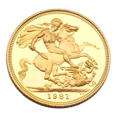 1981 Proof Gold Full Sovereign Coin