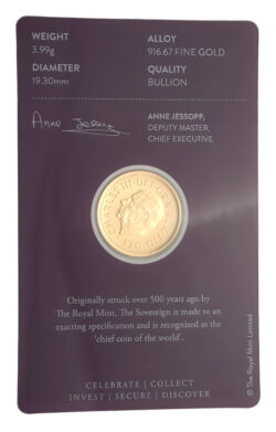 2022 King Charles III Memorial Gold Half Sovereign &#8211; Blister Pack