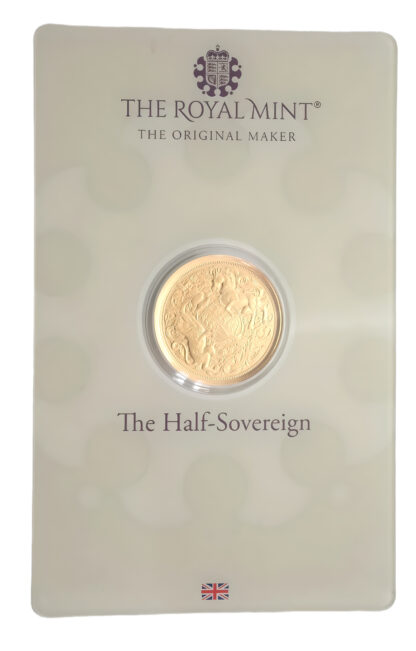 2022 King Charles III Memorial Gold Half Sovereign - Blister Pack