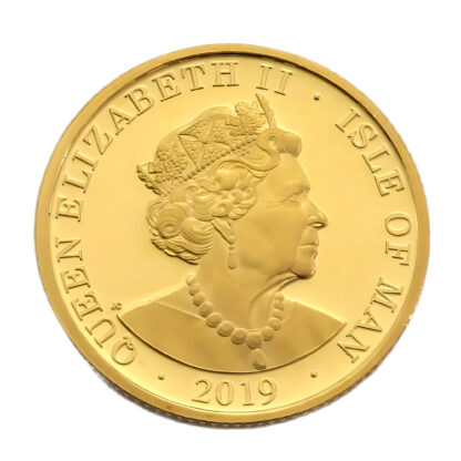 2019 Isle Of Man 1/4oz Proof Gold Coin - Archangel Michael - Image 2