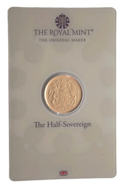2022 Queen Elizabeth II Jubilee Half Sovereign Gold Coin &#8211; Blister Pack