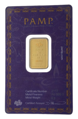 2022 5g PAMP Gold Bar Lakshmi Design