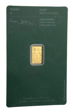 1g Royal Mint Christmas Tree Gold Bar