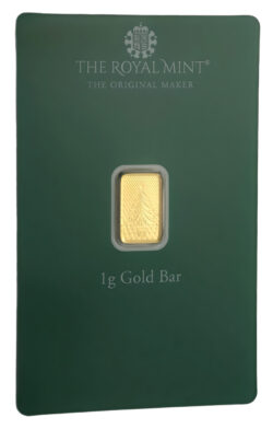 1g Royal Mint Christmas Tree Gold Bar