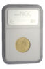 1866 Brazil 10,000 Reis Gold Coin NGC XF 45