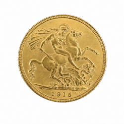 1915 Full Sovereign Gold Coin