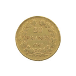Best Value 20 French Francs Louis-Philippe Laureate Head &#8211; A