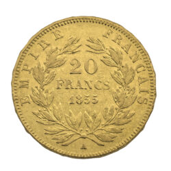 Best Value 20 French Francs Napoleon III Bare Head Gold Coin &#8211; A