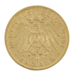 Best Value 20 Mark German Wilhelm II Gold Coin