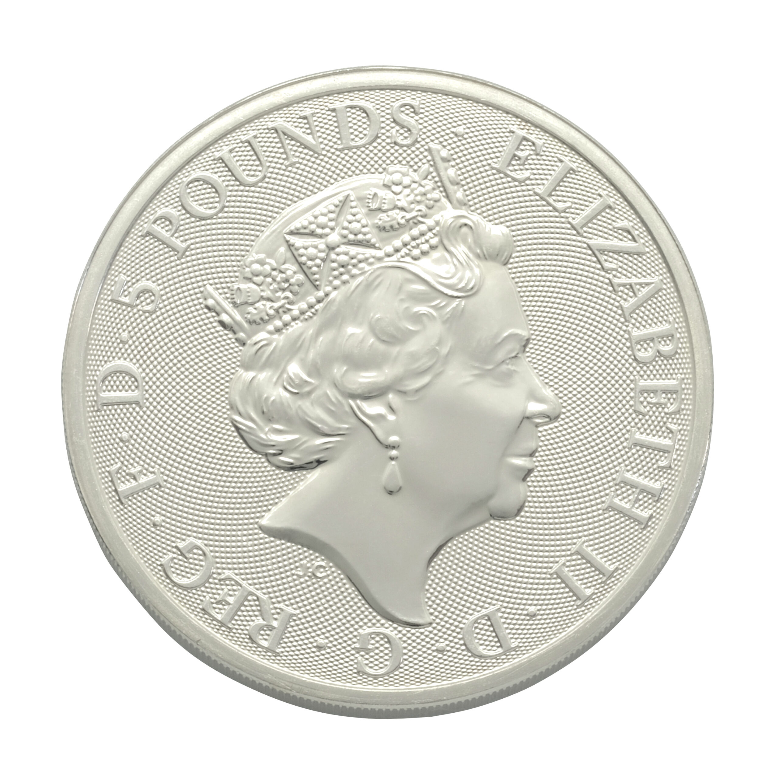 2018 2oz Black Bull Of Clarence Queen's Beasts Silver Coin - Image 2