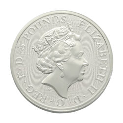 2018 2oz Unicorn Of Scotland Queen&#8217;s Beasts silver coin